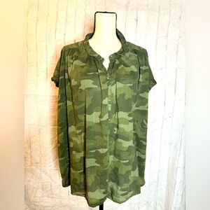 Old Navy Size 3X Women’s Camo Tunic Top